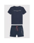 Tommy Hilfiger Set tricou și pantaloni scurți sport Baby Essential KN0KN01488 Bleumarin Regular Fit - Pled.ro