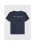 Tommy Hilfiger Set tricou și pantaloni scurți sport Baby Essential KN0KN01488 Bleumarin Regular Fit - Pled.ro