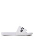 Tommy Hilfiger Șlapi 3D Print Hilfiger Pool Slide FM0FM04612 Alb - Pled.ro