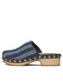 Tommy Hilfiger Saboți Denim Contrast Clog FW0FW07410 Bleumarin - Pled.ro