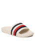 Tommy Hilfiger Șlapi Essential Pool Slide FW0FW07151 Écru - Pled.ro