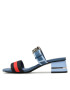 Tommy Hilfiger Șlapi Hardware Block Mid Heel Combo FW0FW07018 Bleumarin - Pled.ro