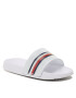 Tommy Hilfiger Șlapi Reflective Pool Slide T3B0-32931-1172 M Alb - Pled.ro