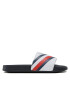 Tommy Hilfiger Șlapi Stripes Pool Slide T3B0-32932-1172 S Alb - Pled.ro