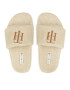 Tommy Hilfiger Șlapi Th Sherpa Fur Slide FW0FW06718 Bej - Pled.ro