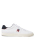 Tommy Hilfiger Sneakers Core Vulc Varsity Monogram FM0FM04350 Alb - Pled.ro