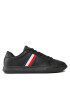 Tommy Hilfiger Sneakers Corporate Cup Leather Cup Stripes FM0FM04550 Negru - Pled.ro