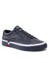 Tommy Hilfiger Sneakers Corporate Modern Vulc Leather FM0FM03727 Bleumarin - Pled.ro