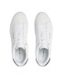 Tommy Hilfiger Sneakers Court Cup Lth Perf Detail FM0FM05038 Alb - Pled.ro