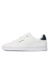 Tommy Hilfiger Sneakers Court Cup Lth Perf Detail FM0FM05038 Alb - Pled.ro