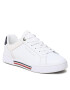 Tommy Hilfiger Sneakers Court Sneaker Global FW0FW07118 Alb - Pled.ro