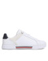 Tommy Hilfiger Sneakers Court Sneaker Global FW0FW07118 Alb - Pled.ro