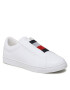 Tommy Hilfiger Sneakers Elastic Slip On FW0FW07032 Alb - Pled.ro