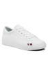 Tommy Hilfiger Sneakers Elevated Vulc Leather Low FM0FM04418 Alb - Pled.ro