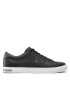 Tommy Hilfiger Sneakers Essential Leather Detail Vulc FM0FM04047 Negru - Pled.ro