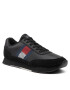 Tommy Hilfiger Sneakers Essential Runner Flag Leather FM0FM03928 Negru - Pled.ro