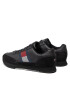 Tommy Hilfiger Sneakers Essential Runner Flag Leather FM0FM03928 Negru - Pled.ro