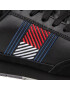 Tommy Hilfiger Sneakers Essential Runner Flag Leather FM0FM03928 Negru - Pled.ro