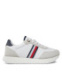 Tommy Hilfiger Sneakers Essential Runner Global Stripes FW0FW07831 Alb - Pled.ro