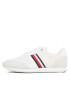 Tommy Hilfiger Sneakers Essential Stripes Runner FW0FW07450 Alb - Pled.ro