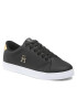 Tommy Hilfiger Sneakers Essential Th Gold Sneaker FW0FW07043 Negru - Pled.ro