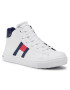 Tommy Hilfiger Sneakers High Top Lace-Up Sneaker T3B4-30925-1031 S Alb - Pled.ro