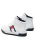 Tommy Hilfiger Sneakers High Top Lace-Up Sneaker T3B9-32485-1351 S Alb - Pled.ro