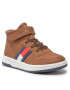 Tommy Hilfiger Sneakers High Top Lace-Up Velcro Sneaker T3B9-32476-1351 S Maro - Pled.ro