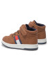 Tommy Hilfiger Sneakers High Top Lace-Up Velcro Sneaker T3B9-32476-1351 S Maro - Pled.ro