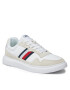 Tommy Hilfiger Sneakers Light Cupsole Lth Mix Stripes FM0FM04889 Alb - Pled.ro