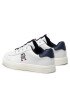 Tommy Hilfiger Sneakers Low Cut lace-Up Sneaker T1B9-32457-1355 S Alb - Pled.ro