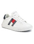 Tommy Hilfiger Sneakers Low Cut Lace-Up Sneaker T3B4-30718-0900 S Alb - Pled.ro