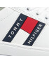 Tommy Hilfiger Sneakers Low Cut Lace-Up Sneaker T3B4-30718-0900 S Alb - Pled.ro