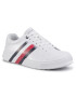 Tommy Hilfiger Sneakers Low Cut Lace-Up Sneaker T3B4-30721-0901 Alb - Pled.ro