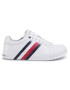 Tommy Hilfiger Sneakers Low Cut Lace-Up Sneaker T3B4-30721-0901 Alb - Pled.ro