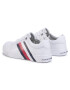 Tommy Hilfiger Sneakers Low Cut Lace-Up Sneaker T3B4-30721-0901 Alb - Pled.ro