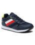 Tommy Hilfiger Sneakers Low Cut Lace-Up Sneaker T3B4-31097-1176 M Bleumarin - Pled.ro