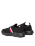 Tommy Hilfiger Sneakers Modern Runner Knit Stripes Ess FM0FM04798 Negru - Pled.ro