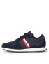 Tommy Hilfiger Sneakers Runner Evo Mix FM0FM04699 Albastru - Pled.ro