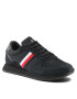 Tommy Hilfiger Sneakers Runner Evo Mix FM0FM04699 Negru - Pled.ro