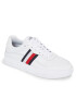 Tommy Hilfiger Sneakers Supercup Leather Stripes FM0FM04824 Alb - Pled.ro