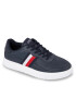 Tommy Hilfiger Sneakers Supercup Leather Stripes FM0FM04824 Bleumarin - Pled.ro