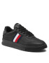 Tommy Hilfiger Sneakers Supercup Leather Stripes FM0FM04824 Negru - Pled.ro