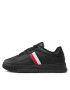 Tommy Hilfiger Sneakers Supercup Leather Stripes FM0FM04824 Negru - Pled.ro