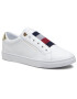 Tommy Hilfiger Sneakers Th Elastic Slip On Sneaker FW0FW05546 Alb - Pled.ro