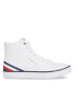 Tommy Hilfiger Sneakers Th Hi Vulc Core Lth FM0FM04816 Alb - Pled.ro