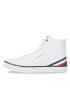 Tommy Hilfiger Sneakers Th Hi Vulc Core Lth FM0FM04816 Alb - Pled.ro