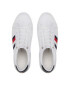 Tommy Hilfiger Sneakers Th Webbing Flatform Cupsole FW0FW06731 Alb - Pled.ro