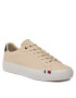 Tommy Hilfiger Sneakers Thick Vulc Low Premium Lth FM0FM04881 Alb - Pled.ro