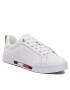 Tommy Hilfiger Sneakers Tricolor Insert Sneaker FW0FW06729 Alb - Pled.ro